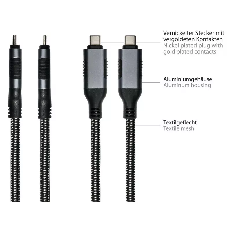 Good Connections eterneto kabelis USB-C RJ45, antracitinis, 0,5 m