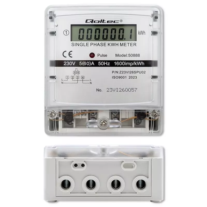 Vienfazis elektroninis energijos suvartojimo skaitiklis 230 V LDC