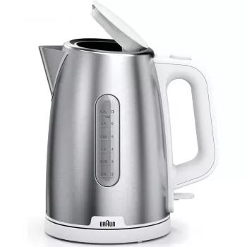 Braun WK 1500 elektrinis virdulys 1,7 L 2200 W Nerūdijantis plienas, Balta