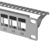 Lanberg PPKS-1024-S pataisų skydelis 1U