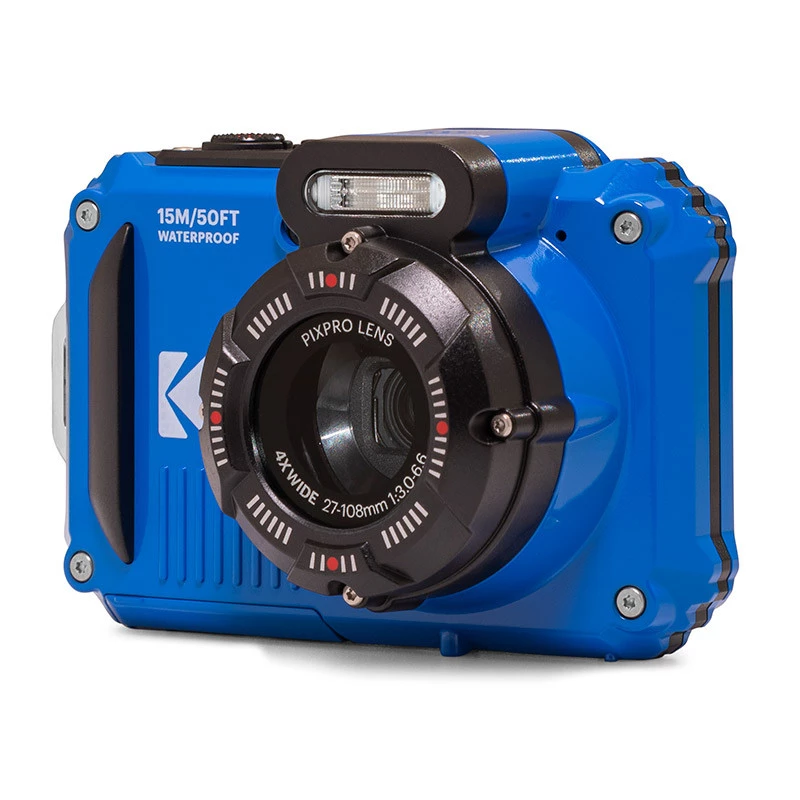 Vandeniui atsparus fotoaparatas Kodak WPZ2 (mėlynas) – modelis 819900013993