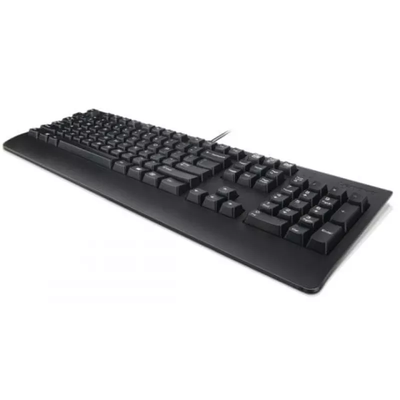 Laidinė viso dydžio klaviatūra Lenovo Preferred Pro II — USB, slovakų išdėstymas, juoda, su riešo atrama