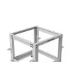 Stovas 19 inch 9U 600x600–1100 reguliuojamas pilkas