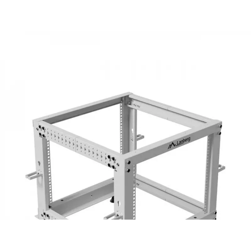Stovas 19 inch 9U 600x600–1100 reguliuojamas pilkas