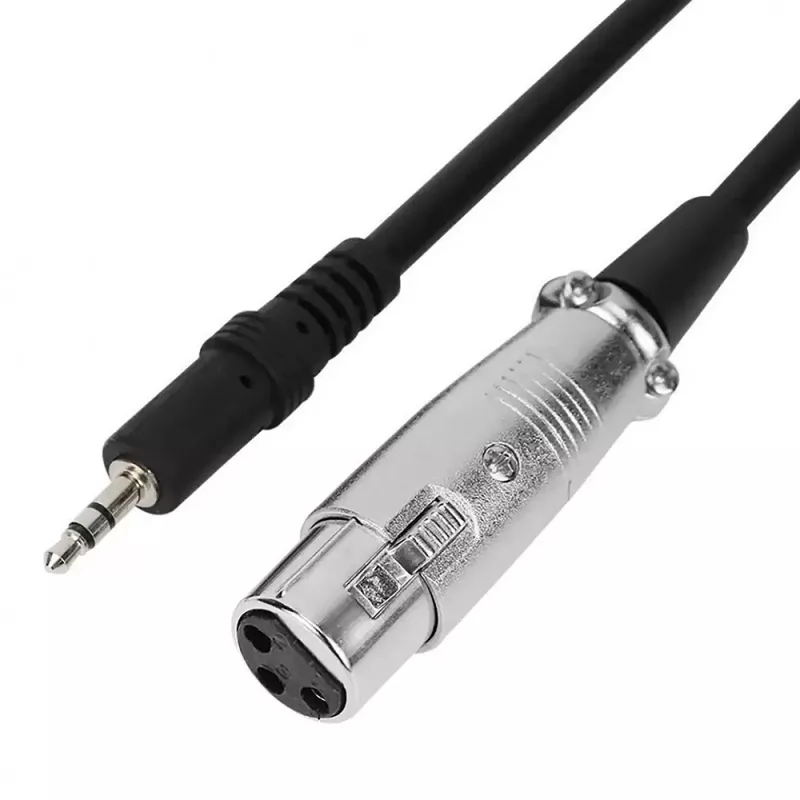 Laidinis kompiuterinis mikrofonas MEDIA-TECH MT397K su XLR įvestimi, staliniu stovu, 2,4 m kabeliu, 20–20000 Hz, -32 dB jautrumu