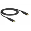 USB laidas DeLOCK 83661 USB 3.2 Gen 2 1m USB C juodas