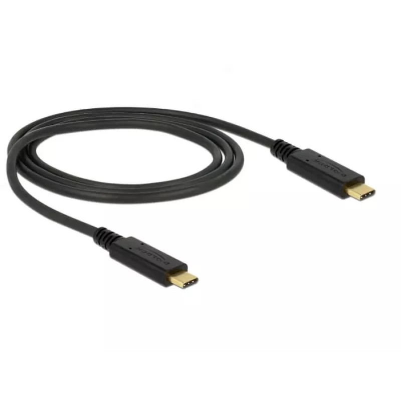 USB laidas DeLOCK 83661 USB 3.2 Gen 2 1m USB C juodas