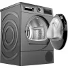 Bosch Serie 6 WQG2450R10 skalbinių džiovyklė Laisvai pastatoma Priekinio įkrovimo 9 kg Juoda