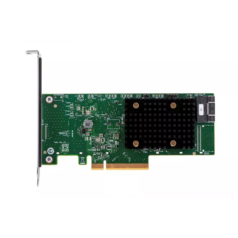 Vidinė HBA adapteris Broadcom 9500-8i — PCIe SAS/SATA 12 Gbit/s, NVMe, pilno aukščio/žemo profilio