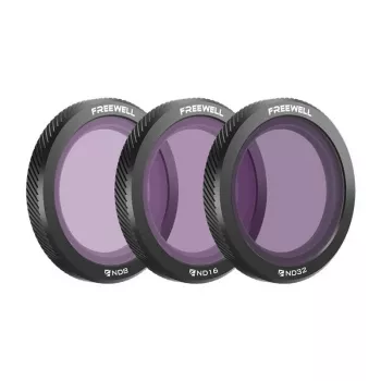 Freewell neutralaus tankio filtrai, skirti DJI Mini 4 Pro / Mini 4 Pro 2 – ND8/16/32 rinkinys (FW-NE-STD)