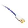Ducky Premicord Afterglow susuktas kabelis, USB Type-C į Type-A - 1.8m