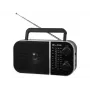 Nešiojamas analoginis radijas BLOW RA6 AM/FM – maitinamas baterijomis, AM ir FM priėmimas, ausinių lizdas