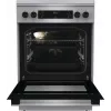 Gorenje GKS6C71XF laisvai pastatoma viryklė su orkaite, sidabrinė