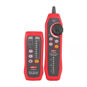 Kabelių lokatorius UNI-T UT683KIT — skaitmeninis kabelių ir laidų ieškiklis su LCD ekranu ir garso signalu