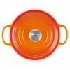 Le Creuset Signature apvali skrudintuvė 18 cm vulkaninė