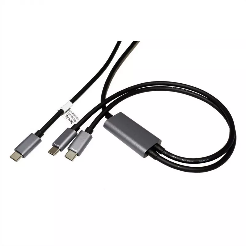 ROLINE - USB kabelis - 24 kontaktų USB-C (V) į 24 kontaktų USB-C (V) - USB 2.0 - 1,85 m - USB maitinimo šaltinis (100 W) - juoda (11.02.8308)