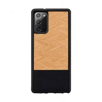 Mobiliojo telefono dėklas Man and Wood Galaxy Note 20 silkė juoda
