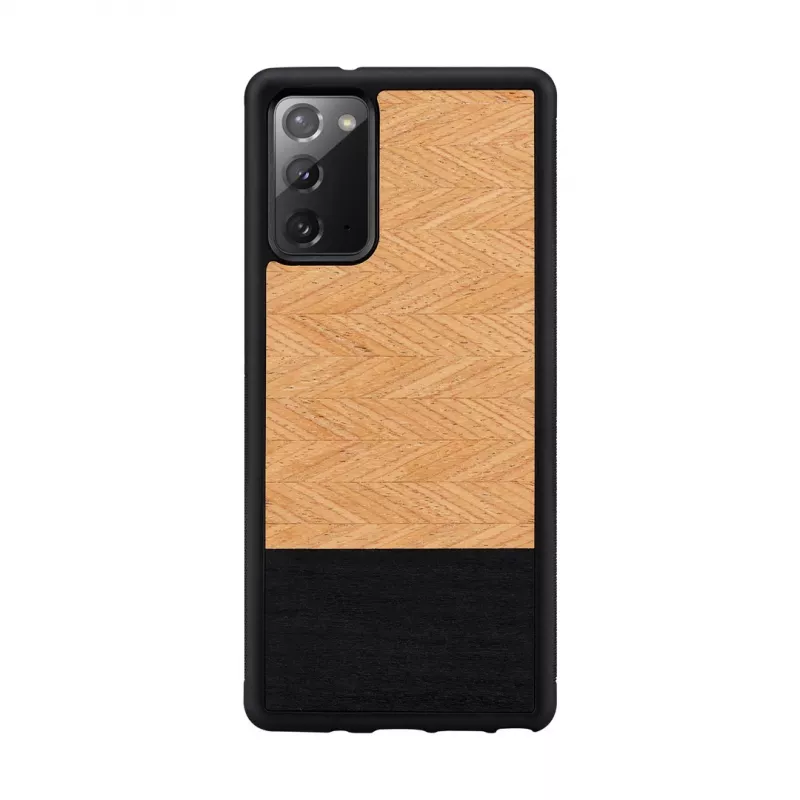 Mobiliojo telefono dėklas Man and Wood Galaxy Note 20 silkė juoda