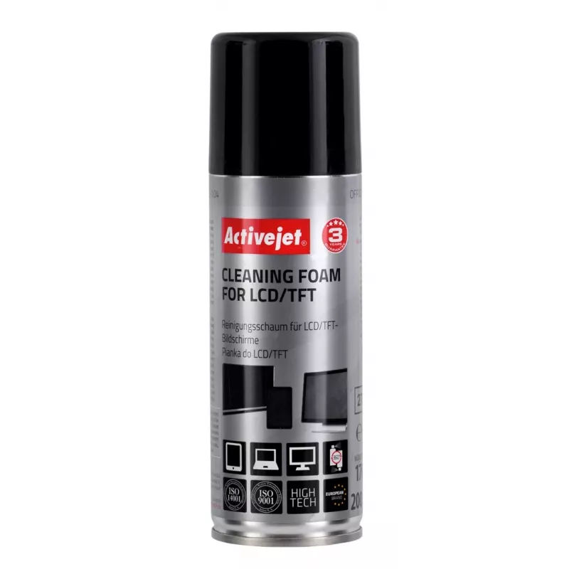 Activejet AOC-104 LCD/TFT ekrano valymo putos, 200 ml