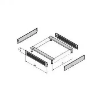 VARISTAR Socket Ventilated, 600 mm pločio, RAL7021 (26.10.0548)