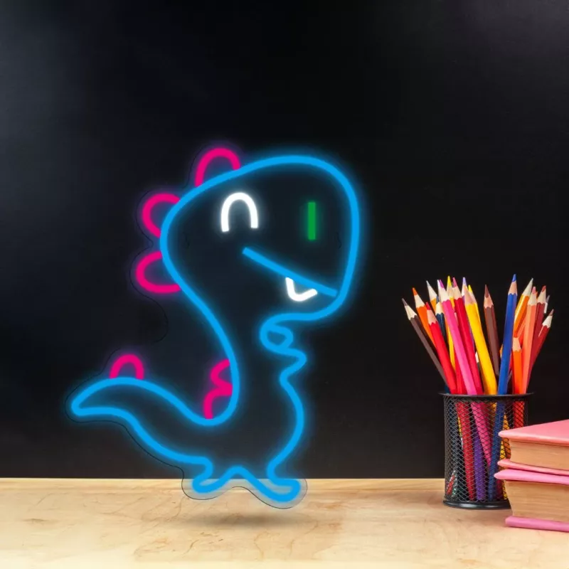 Dekoratyvinė neoninė šviesa MANTA SNL56MT Dinozauras — MANTA SNL56MT