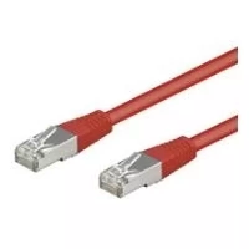 Wentronic Goobay CAT 5e komutacinis kabelis, SF/UTP, raudonas, 0,25 m - CCA vario mišinys (95210)