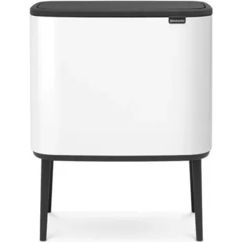 Šiukšliadėžė BRABANTIA Bo Touch Bin 36 L — balta, 36 litrai