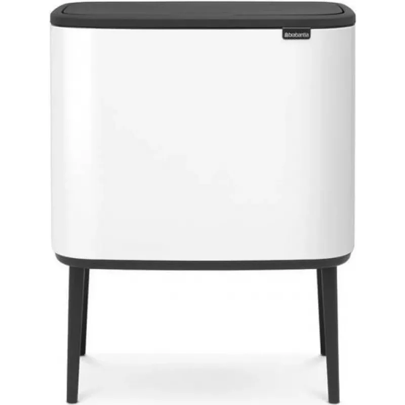 Šiukšliadėžė BRABANTIA Bo Touch Bin 36 L — balta, 36 litrai
