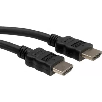 ROLINE - Vaizdo/Garso/Tinklo kabelis - HDMI - 30 AWG - HDMI, 19 kontaktų (M) - HDMI, 19 kontaktų (M) - 1 m - Ekranuotas - Juodas (11.04.5731)