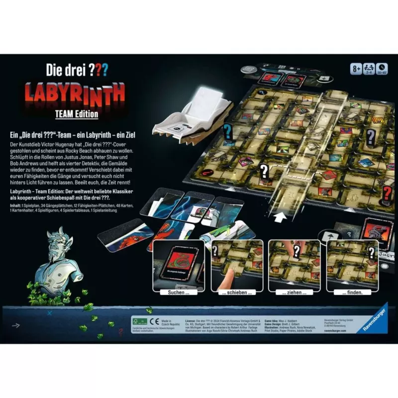 Die drei Labyrinth - Team Edition, stalo žaidimas