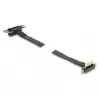 DeLOCK PCI Express x1 lizdo pakėlimo plokštė, 90° kampu išlenktas kištukas į 90° kampu išlenktą lizdą, su 60 cm kabeliu
