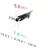Maitinimo adapteris Akyga AK-ND-57 nešiojamiesiems kompiuteriams 19,5 V 130 W 6,7 A, įėjimas 100–250 V, skirtas vidaus patalpoms, juodas