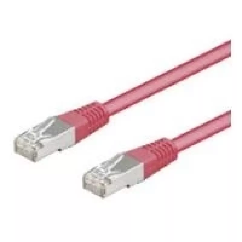 Wentronic Goobay CAT 5e komutacinis kabelis, SF/UTP, Magenta, 3 m - CCA Copper Mix (93416)