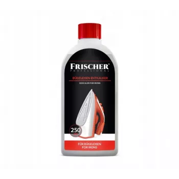 Skystas nukalkinimo tirpalas FRISCHER FR00015_250 buitiniams prietaisams 0,25 L, lygintuvams, plastikiniame butelyje