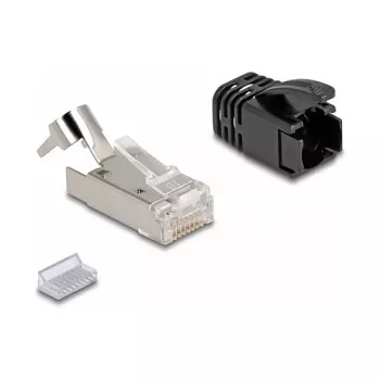 DeLOCK RJ45 modulinis kištukas Cat.8.1 25 vnt. rinkinys su įtempimo sumažinimu