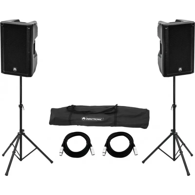 Garsiakalbių rinkinys Omnitronic XKB-212A, 2×12 colių pasyvūs garsiakalbiai, 2000 W programinė galia