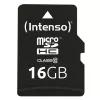 ATMINTINĖ MICRO SDHC 16GB C10/W/ADAPTER 3413470 INTENSO