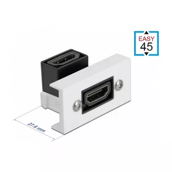 HDMI modulis DeLOCK Easy 45 81304 kampuotas 90° 22,5 x 45 mm
