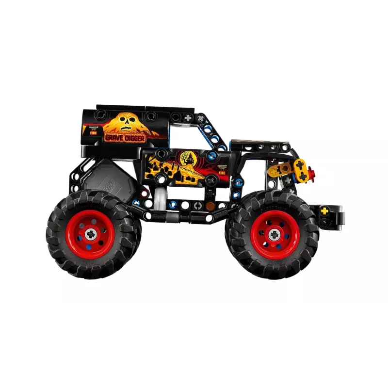 LEGO TECHNIC 42219 Monster Jam Grave Digger Fire and Ice