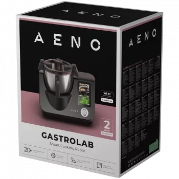 Išmanusis maisto gaminimo robotas CR1S: dubuo 3,5 L, 8 automatinės programos, 12 greičių, 1000 W (šildymo galia), 600 W (variklio galia), temperatūros diapazonas: 37-130°C, įmontuotos virtuvinės svarstyklės