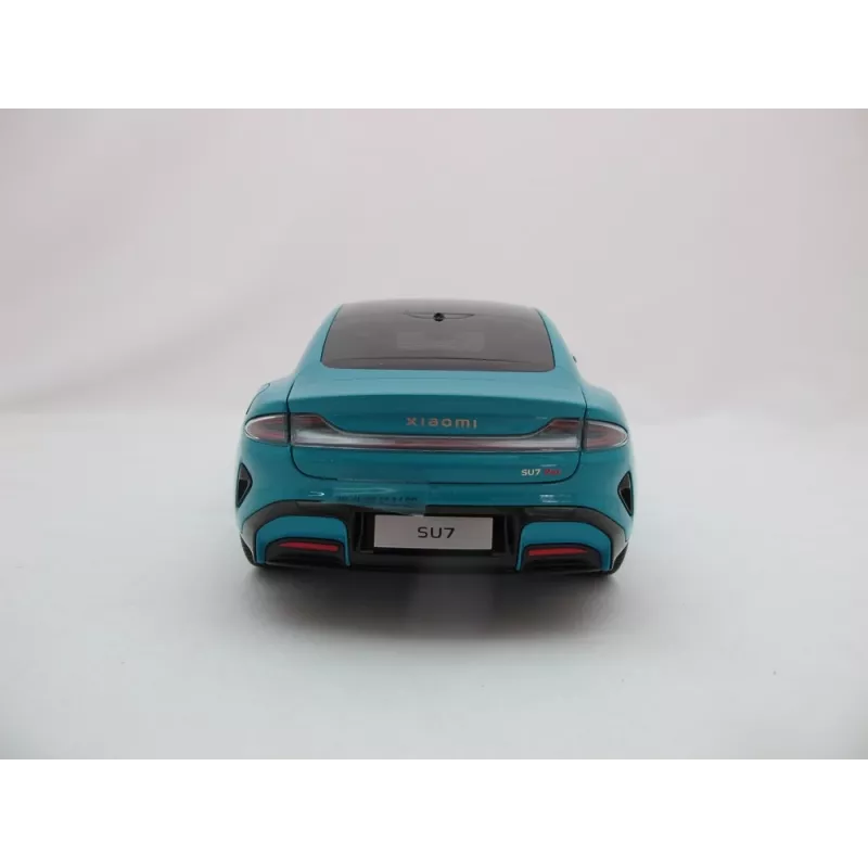 Lietas 1:18 mastelio automobilio modelis Xiaomi SU7 — iš anksto surinktas klasikinis automobilis, 278×108×81,5 mm
