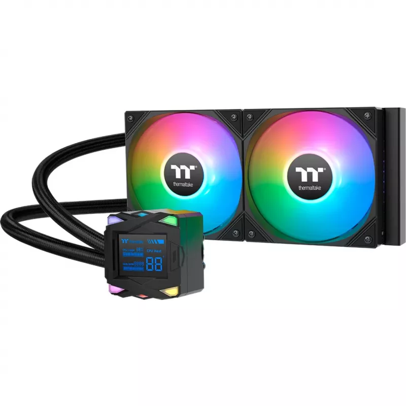 Skysčio aušinimo rinkinys Thermaltake LA240-S ARGB 12 cm juodas