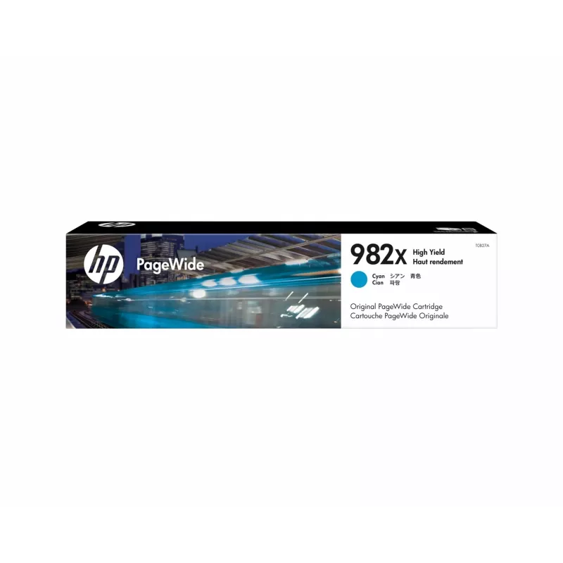 HP 982X didelės talpos cian originalus PageWide kasetė, cian, 1 vnt., 16000 puslapių