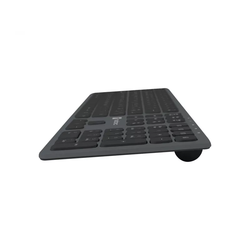 NATEC NKL-1830 klaviatūra universali RF belaidė Bluetooth QWERTY ispaniška juoda pilka