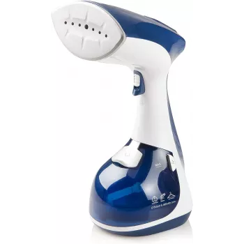DO7057S, nešiojamasis garų šepetys, 0,22 l, 0,42 min, mėlyna, balta, 40 g/min, keramika