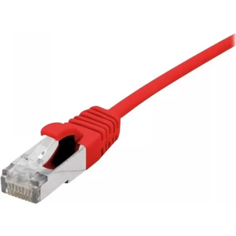 Ethernet komutacinis kabelis Dexlan 858730 CAT6a S/FTP 1 m, raudonas
