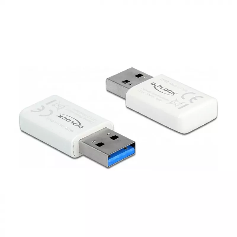 WLAN tinklo kortelė DeLOCK 12770 USB 5000 Mbit/s belaidė balta
