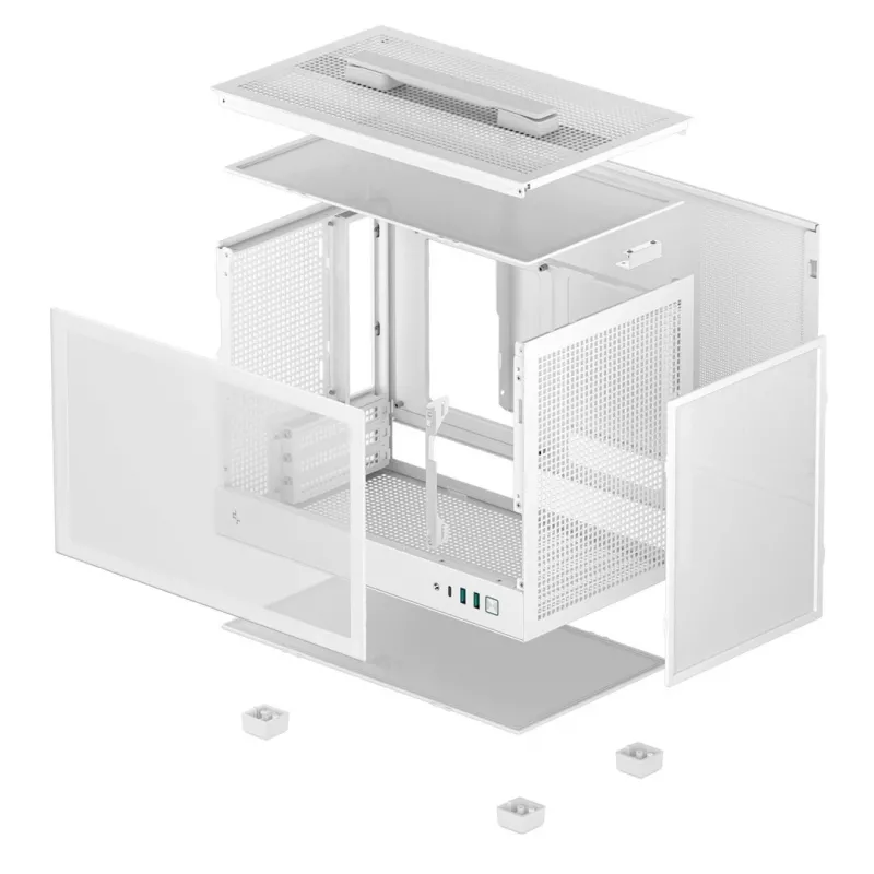 DeepCool CH160 WH mažos formos faktorius (SFF) balta