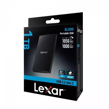 Išorinis kietojo kūno diskas Lexar 1TB USB Type-C 3.2 Gen 2 LSL300001T-RNBNG