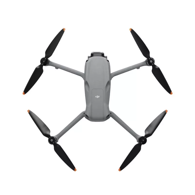 Kvadrokopteris DJI Air 3s RC-N3 — 50 MP kamera, 4K 3840×2160, 4 rotoriai, maks. 27 m/s, 32 000 m nuotolis, 4276 mAh baterija, pilkas